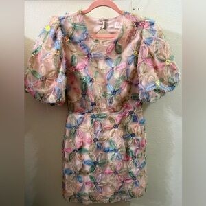Entro Pastel Floral Dress